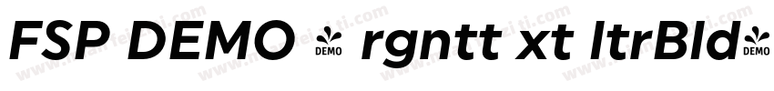 FSP DEMO - rgntt xt ltrBld字体转换